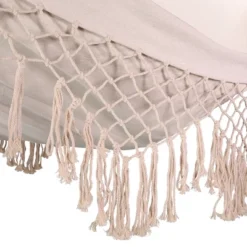 Barton Outdoor Hammock Canvas Portable Fabric Hammock 1 Person (Beige)