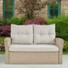 Canaan 4pc All Weather Wicker Outdoor Seating Set Cream - Alaterre Furniture -Garden & Outdoors GUEST ac00901c 1020 44b6 bc7d 627ed47bf489