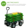 Best Choice Products Heavy-Duty Steel Garden Wagon Lawn Utility Cart W/ 400lb Capacity, Removable Sides, Handle -Garden & Outdoors GUEST ac6f2dd6 9edd 4727 8813 366393f07c58