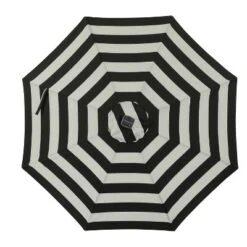 9' X 9' Mirage II Fiesta Market Patio Umbrella With Solar LED Tube Lights Black/White - Island Umbrella 19 9' X 9' Mirage II Fiesta Market Patio Umbrella With Solar LED Tube Lights Black/White - Island Umbrella -Garden & Outdoors GUEST ae153b88 ebaf 4eeb ade6 a85c6e66479a