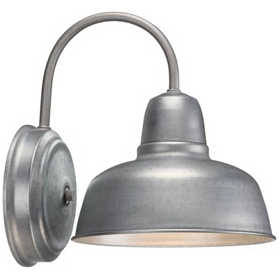 John Timberland Rustic Outdoor Wall Light Fixture Urban Barn Galvanized 11 1/4" Sconce For House Farmhouse Deck Porch Patio 7 John Timberland Rustic Outdoor Wall Light Fixture Urban Barn Galvanized 11 1/4" Sconce For House Farmhouse Deck Porch Patio - Image 5