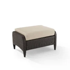 Kiawah Outdoor Wicker Ottoman - Crosley 22 Kiawah Outdoor Wicker Ottoman - Crosley -Garden & Outdoors GUEST b333ca89 9e36 418f a1a0 e8de13195a73
