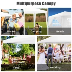 Costway 10'x20' Canopy Tent Heavy Duty Wedding Party Tent 6 Sidewalls W/Carry Bag 12 Costway 10'x20' Canopy Tent Heavy Duty Wedding Party Tent 6 Sidewalls W/Carry Bag -Garden & Outdoors GUEST b374433d d300 4ec4 bdfd d6cc62e97c32