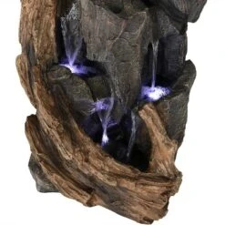 Sunnydaze Decor Sunnydaze 35"H Electric Polyresin Cascading Mountainside Outdoor Water Fountain With LED Lights 12 Sunnydaze Decor Sunnydaze 35"H Electric Polyresin Cascading Mountainside Outdoor Water Fountain With LED Lights -Garden & Outdoors GUEST b46af952 295e 4159 a1c3 a94bd97a2bbf