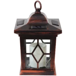 Sunnydaze Decor Sunnydaze Outdoor Lucien Hanging Tabletop Solar LED Rustic Farmhouse Decorative Candle Lantern - 9" 19 Sunnydaze Decor Sunnydaze Outdoor Lucien Hanging Tabletop Solar LED Rustic Farmhouse Decorative Candle Lantern - 9" -Garden & Outdoors GUEST b59fa267 60fc 46e2 bc53 bff1c311eb5c