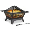 Yaheetech 32inch Fire Pit Outdoor Round Steel Fire Bowl With Mesh Cover Grills Poker For Patio Garden Camping Bonfire 2 Yaheetech 32inch Fire Pit Outdoor Round Steel Fire Bowl With Mesh Cover Grills Poker For Patio Garden Camping Bonfire -Garden & Outdoors GUEST b696a35c fa2d 418f ad9e e9d73c90d5b1