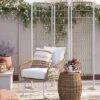 Southport 6' 3 Panel Decorative Patio Screen - Opalhouse™ -Garden & Outdoors GUEST b7b269eb 5e93 4e43 ace4 4492defc8262