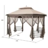 Costway 10' X 12' Octagonal Patio Gazebo Canopy Shelter Double Top W/Netting Sidewalls -Garden & Outdoors GUEST b944c0c8 68a5 4190 b6a9 14cd5b886e40