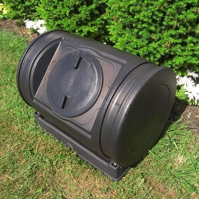 Good Ideas Compost Wizard Jr 7 Cubic Feet Outdoor Home Garden Compost Bucket Storage Container With Carrying Handles, Black 6 Good Ideas Compost Wizard Jr 7 Cubic Feet Outdoor Home Garden Compost Bucket Storage Container With Carrying Handles, Black - Image 4