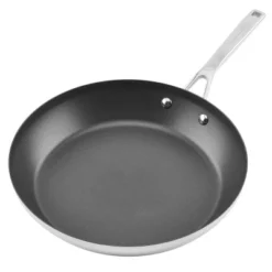 KitchenAid 3-Ply Base Stainless Steel 12" Nonstick Frying Pan -Garden & Outdoors GUEST ba3f64ff 1caf 49aa bcf4 e57cf053b2f8