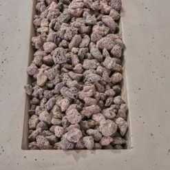 Aidan Rectangle 40" Lightweight Concrete Gas Fire Pit - Light Gray - Christopher Knight Home -Garden & Outdoors GUEST ba84678e fdbc 4706 82b9 00fcedf38a46