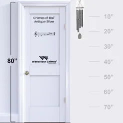 Woodstock Wind Chimes Signature Collection, Chimes Of Bali, 25", Silver World Music Wind Chimes For Outdoor, Patio, Home Or Garden Decor BWAS -Garden & Outdoors GUEST baa3a438 cddd 4db1 b056 439d836881cf