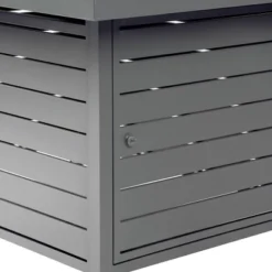 Oakland Living Aluminum Rectangle 48" X 36" 55000 BTUs Propane Wood Texture Panel Design Outdoor Patio Dining Table Gray -Garden & Outdoors GUEST bb5a9f8e b93c 42d3 aa3e a6b96bf89c7c