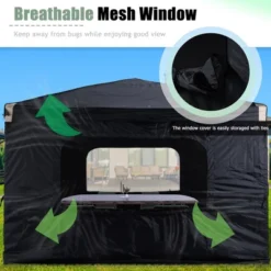 Aoodor Pop Up Canopy Tent With Removable Mesh Window Sidewalls, Portable Instant Shade Canopy With Roller Bag -Garden & Outdoors GUEST bcddbb05 113e 4cc0 a05f 1e881326a37f