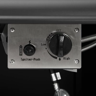 5pc Dahlia Outdoor Steel Fire Pit Set Taupe/Matte Black - Crosley 14 5pc Dahlia Outdoor Steel Fire Pit Set Taupe/Matte Black - Crosley - Image 12