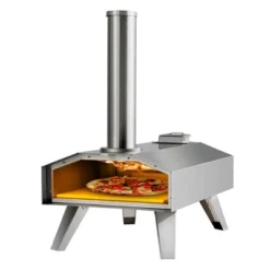 Costway Wood Pellet Pizza Oven Pizza Maker Portable Outdoor Pizza Stone W/ Foldable Leg -Garden & Outdoors GUEST bf77b288 2cdb 4678 9bfa e3994efcf7fb