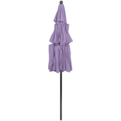 Northlight 9.75ft Outdoor Patio Market Umbrella With Hand Crank And Tilt, Purple -Garden & Outdoors GUEST bffb83db 6e8f 4415 b2ae 4f750c478e1b