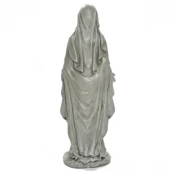 LuxenHome 30.5" H Virgin Mary Indoor Outdoor Statue Garden Statues, Gray Or Ivory -Garden & Outdoors GUEST c07f7c52 2e73 4ef3 831f 1133b8480755