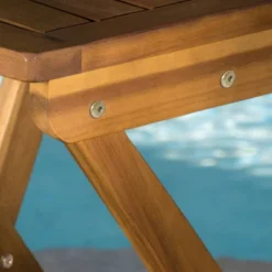 Tundra Set Of 2 Acacia Wood Folding Patio Bar Chair - Natural - Christopher Knight Home -Garden & Outdoors GUEST c1b81ac9 f76b 4e1e a11a afd62bdf37fc