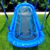 Gobaplay Double Platform Oval Outdoor BackyTree Swing With Adjustable Polyethylene Rope And Power-Coated Padded Steel Frame, Blue -Garden & Outdoors GUEST c242e539 1c9d 4efa 9c04 16df804e1a59