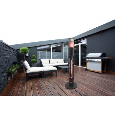 Infrared Electric Wall Mounted Outdoor Heater - Black - Westinghouse 3 Infrared Electric Wall Mounted Outdoor Heater - Black - Westinghouse