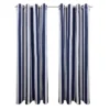 Commonwealth Seascapes Stripes Light Filtering Satiny Look Provide Privacy Grommet Outdoor Panel Pair Indigo -Garden & Outdoors GUEST c30e9292 c351 4687 84ee 78b494cb9b5c