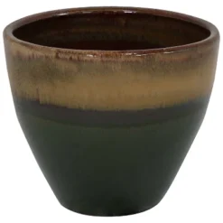 Sunnydaze Decor Sunnydaze Resort Outdoor/Indoor High-Fired Glazed UV And Frost-Resistant Ceramic Flower Pot Planter With Drainage Holes - 13" Diameter -Garden & Outdoors GUEST c3b2385f f0d3 4a61 a604 b672ef4926eb