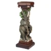 Design Toscano The Elephant's Triumph Sculptural Pedestal -Garden & Outdoors GUEST c5bb9408 6244 4a18 b73b 9079888d72d8