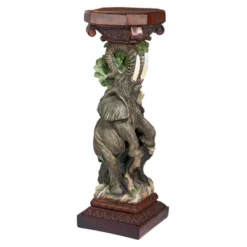 Design Toscano The Elephant's Triumph Sculptural Pedestal