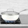 Cuisinart Matte 3qt Stainless Steel Chef's Pan With Cover MW8935-24 - White -Garden & Outdoors GUEST c6854461 8778 4ad5 af66 c0bb1669cb74