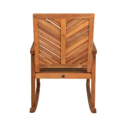 Ned Modern Chevron-Back Acacia Wood Patio Outdoor Rocking Chair - JONATHAN Y 14 Ned Modern Chevron-Back Acacia Wood Patio Outdoor Rocking Chair - JONATHAN Y -Garden & Outdoors GUEST c6bbcdf1 29e9 45ce 8702 aa541b4f6280
