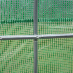 Outsunny 12' X 10' X 7' Outdoor Walk-In Tunnel Greenhouse Hot House With Roll-up Windows, Zippered Door, PE Cover, Green -Garden & Outdoors GUEST c6cbe0e7 0eb5 4755 91a5 4e23727784c5