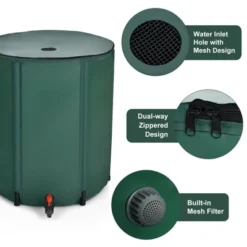 Costway 60 Gallon Portable Rain Barrel Collapsible Tank Water Collector Spigot Filter 17 Costway 60 Gallon Portable Rain Barrel Collapsible Tank Water Collector Spigot Filter -Garden & Outdoors GUEST c77cb94f 2120 4278 8911 48f6f87128ae