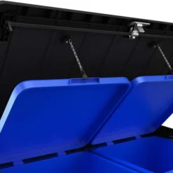 Keter KET-237831 Elite Store Outdoor Storage Shed For Tools Garbage Cans Patio Furniture Bicycles, Hydraulic Lid, 4.6 By 2.7 Foot, Deco Grey -Garden & Outdoors GUEST c79158f8 992a 4fed b42f 91e2717c1811