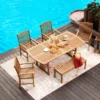Auburn Outdoor Teak Wood Extendable Rectangle Dining Table - Cambridge Casual 1 Auburn Outdoor Teak Wood Extendable Rectangle Dining Table - Cambridge Casual -Garden & Outdoors GUEST c857144a 271d 4e67 b41a a64d72a8f517