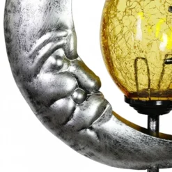 38" Metal Solar Sun And Moon Garden Stake - Exhart -Garden & Outdoors GUEST c8a5cc6b a4ca 40fa 8ce4 d2cc357aae0d