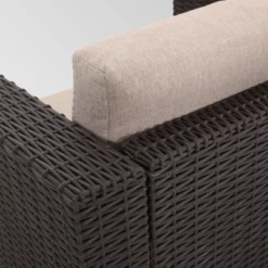 Waverly 3pc Faux Wicker Chat Set Brown/Beige - Christopher Knight Home -Garden & Outdoors GUEST c98d1af3 9a06 48b0 9436 d292f01b1016