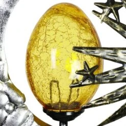 38" Metal Solar Sun And Moon Garden Stake - Exhart -Garden & Outdoors GUEST cab77ea0 f7d1 40a3 bbba 94a86af85951