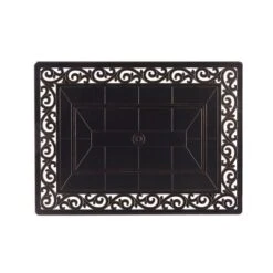 5pc Outdoor Dining Set With 48" Rectangle Fire Table, Deep Seating Swivel Rocking Chairs, Wind Blocker Lid & Fabric Covers - Oakland Living -Garden & Outdoors GUEST cac94f19 fa65 4a5e 99df 0a999e8e55e0 1