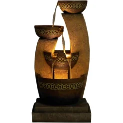 John Timberland Outdoor Floor Water Fountain Four Bowl Cascading Waterfall 41" Tall For Yard Garden Lawn 14 John Timberland Outdoor Floor Water Fountain Four Bowl Cascading Waterfall 41" Tall For Yard Garden Lawn -Garden & Outdoors GUEST cc9e0052 c9cd 4b66 9301 e3e2aafdf94d