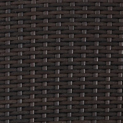 Palm Harbor Outdoor Wicker Butler Tray Brown - Crosley 5 Palm Harbor Outdoor Wicker Butler Tray Brown - Crosley - Image 3