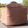 Sunnydaze Decor Sunnydaze Outdoor Gazebo 4-Piece Polyester Fabric Privacy Sidewall Set For 10' X 10' Gazebo - 80" H X 103" W -Garden & Outdoors GUEST d0eb893e 1709 42bc a80a dc712c65abc1