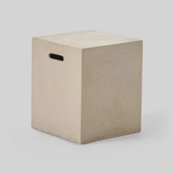 Illona 7pc Acacia Wood V-Shaped Sofa & Square Fire Table Set Teak/Crme/Light Gray- Christopher Knight Home -Garden & Outdoors GUEST d146e8b4 43b1 4b3e 8361 1e3f0cd7ccf5