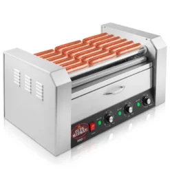 Olde Midway Electric Hot Dog Roller Grill Machine With Bun Warmer, Commercial Grade -Garden & Outdoors GUEST d3275db7 baaa 4ece 8d6c 0c74a2ecd2cb