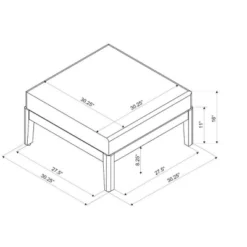 Summerlyn Ottoman - Linon -Garden & Outdoors GUEST d3437ee7 d7fd 4dae a60a 9f0f6b983499