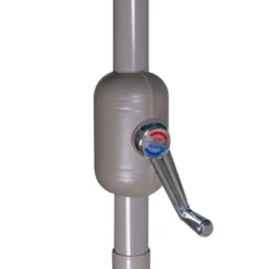 Northlight 7.5ft Outdoor Patio Market Umbrella With Hand Crank, Taupe -Garden & Outdoors GUEST d361d1d9 e67f 4b2b a7c6 2b46bb8ff705