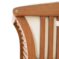 Stamford 2pc Eucalyptus Wood Outdoor Bench With Coffee Table - Natural - Alaterre Furniture -Garden & Outdoors GUEST d40ba971 0c2b 4ffc b7cd 9724a919f496