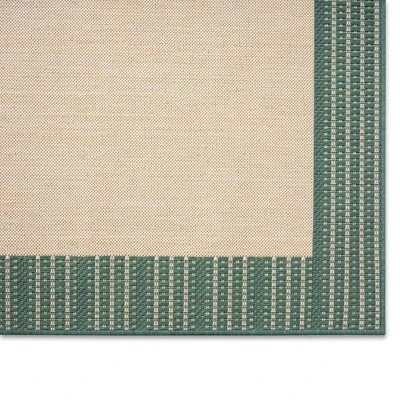 7'9" X 10'2" New York Patio Country Landry Indoor/Outdoor Rug Beige/Green - Nicole Miller 4 7'9" X 10'2" New York Patio Country Landry Indoor/Outdoor Rug Beige/Green - Nicole Miller - Image 2