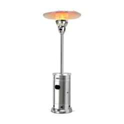 Costway 48,000 BTU Patio Propane Heater Stainless Steel W/Table & Wheels 15 Costway 48,000 BTU Patio Propane Heater Stainless Steel W/Table & Wheels -Garden & Outdoors GUEST d68df880 bdf9 4aae 9171 e213c47754ff