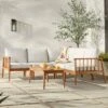 Saracina Home 6pc Modern Boho Outdoor Eucalyptus Spindle Sectional 2 Saracina Home 6pc Modern Boho Outdoor Eucalyptus Spindle Sectional -Garden & Outdoors GUEST d69028ff 634a 4e38 8a89 207308f1cce2